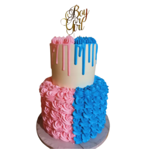 Gender Reveal Cake